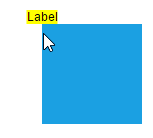 Center Bottom Label Alignment