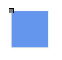 Port positioned at top-left corner