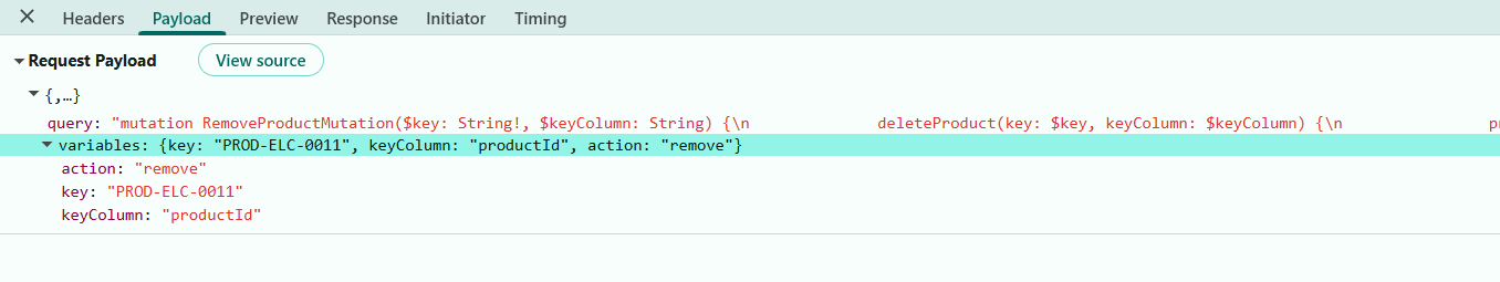 GraphQL-Nodejs-deleteRecord