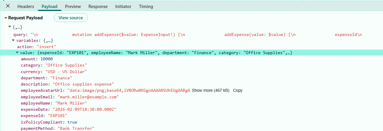GraphQL-apollo-insertRecord