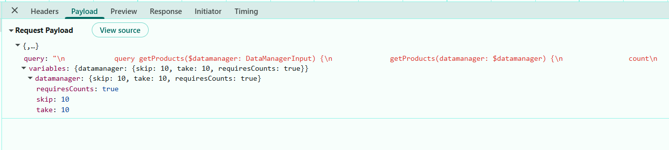 GraphQLAdaptor-NodeJs-Paging
