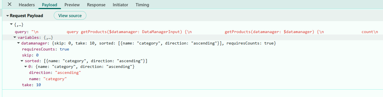 GraphQLAdaptor-NodeJs-Sorting