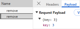 Delete Operation Payload