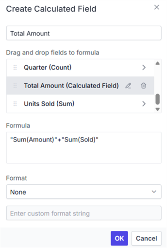 Creating new calculated field