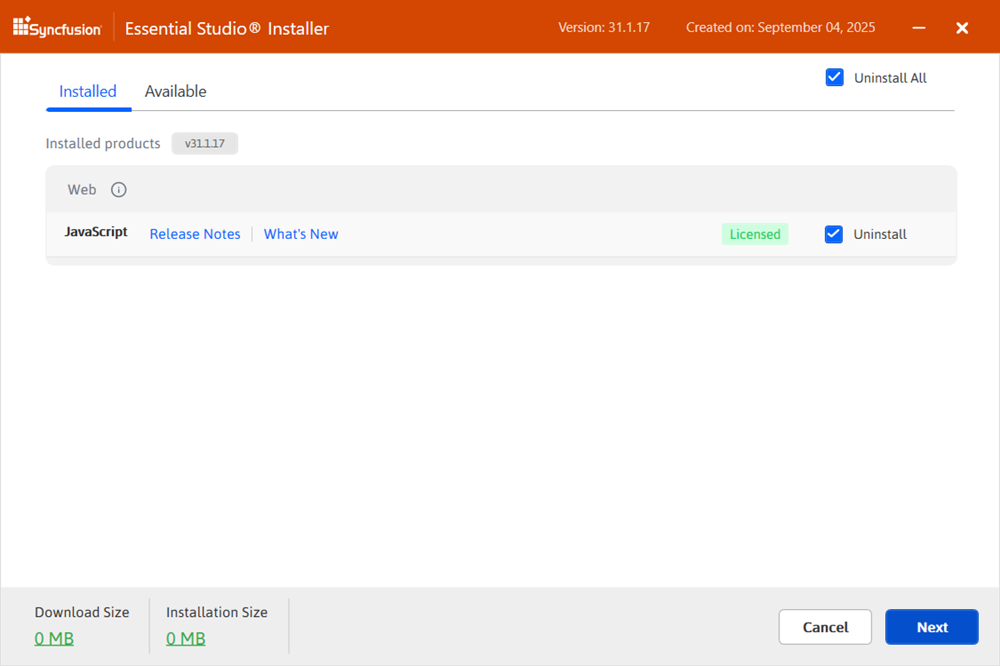 license download