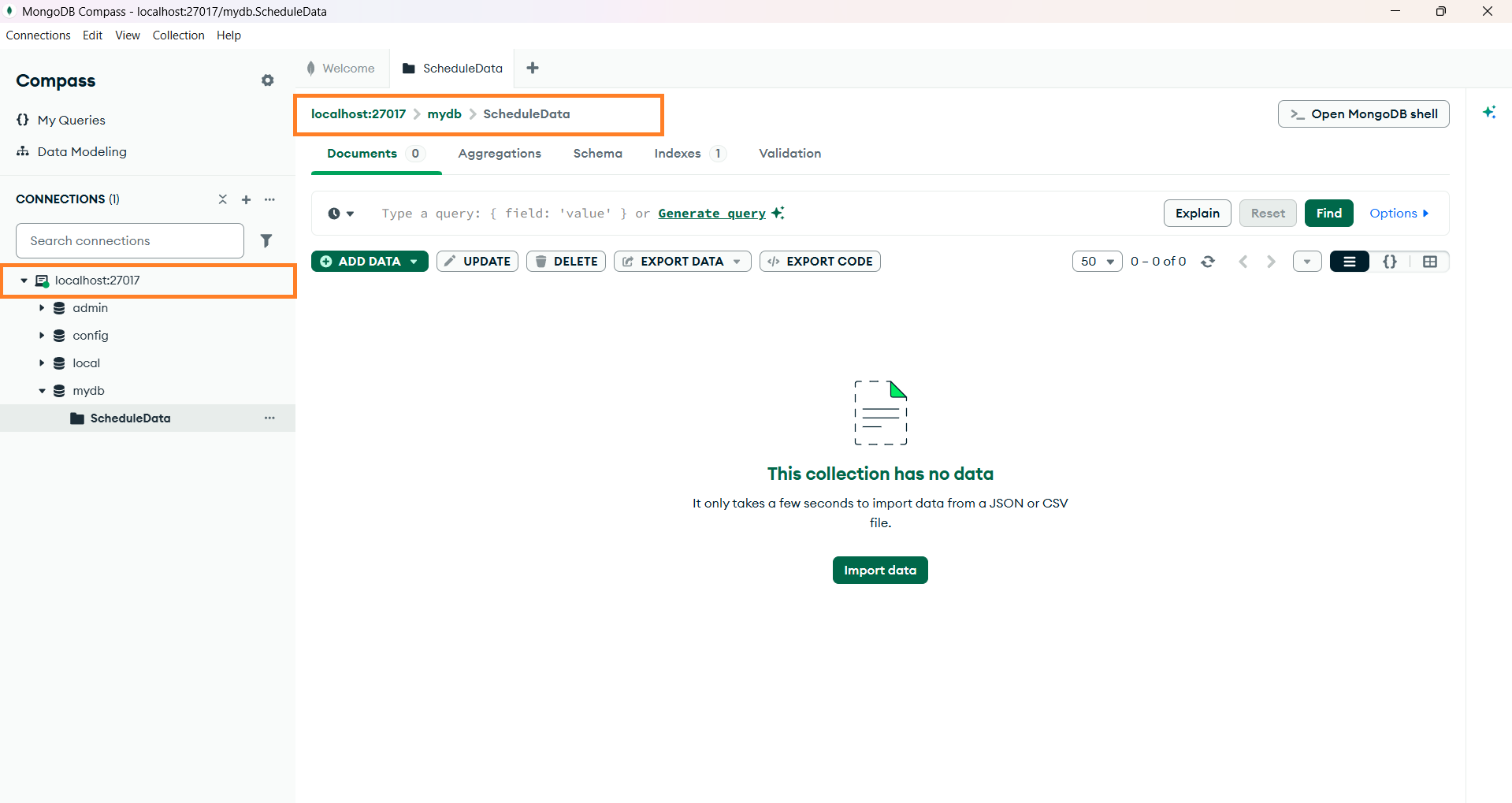 mongodb-connectivity
