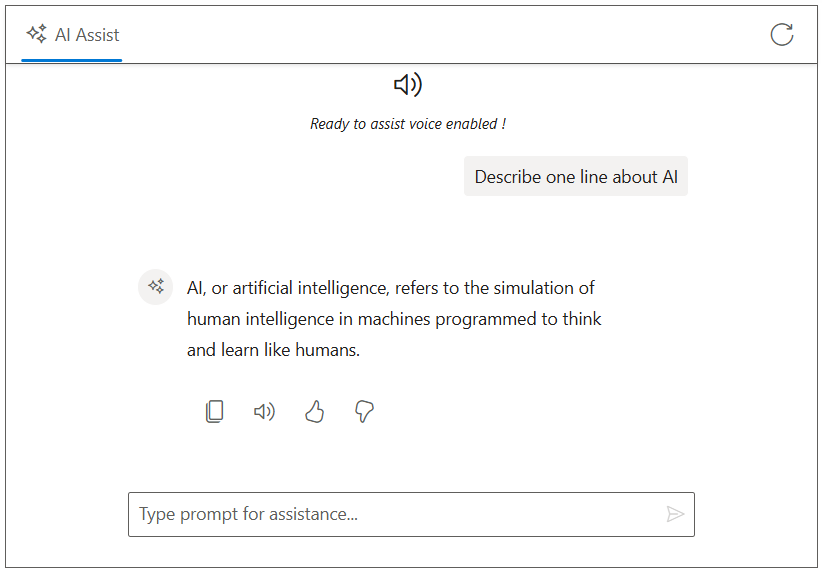 Integrating Text-to-Speech with AI AssistView