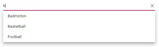 ASP.NET Core AutoComplete Control