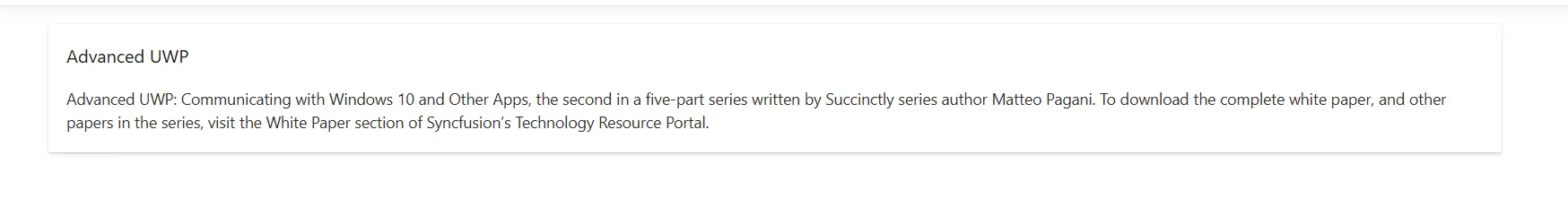 ASP.NET Core Card control