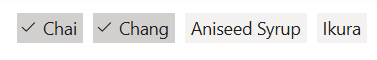 ASP.NET Filter Chips Control