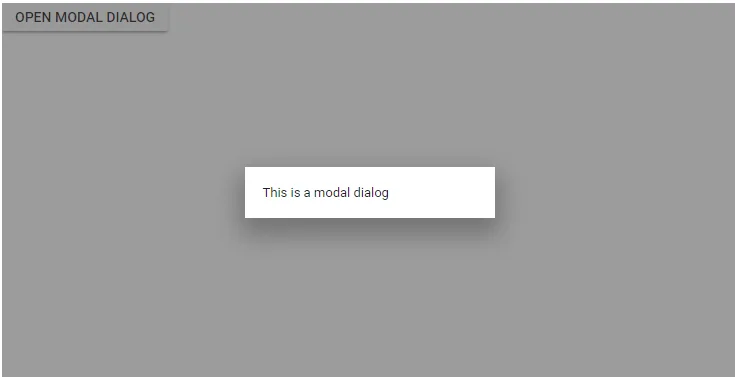 ASP.NET Core Modal Dialog