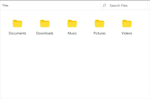 File Manager getting started