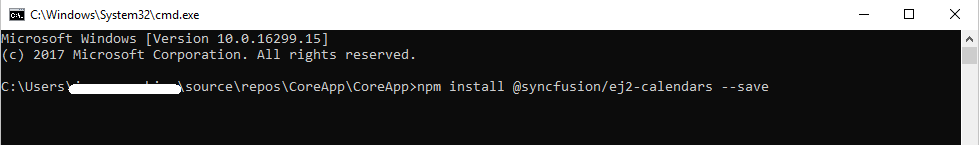 Install Syncfusion Packages