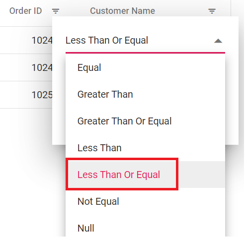 Locale less than or equal