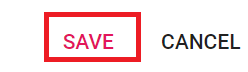 Locale save button