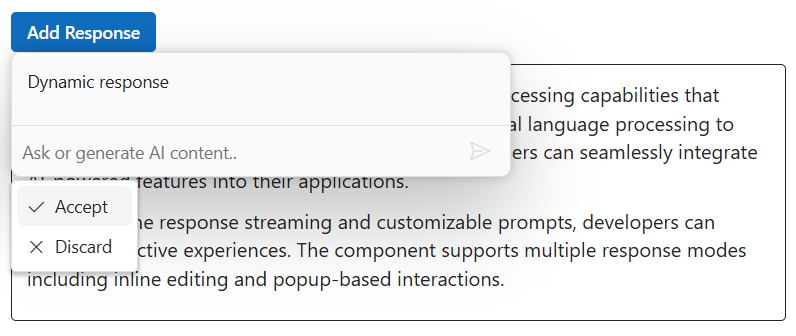 Methods in ASP.NET CORE Inline AI Assist Control | Syncfusion