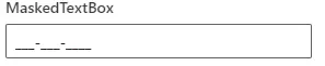 ASP.NET Core Masked Textbox with Mask Element