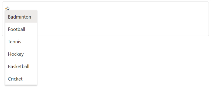 ASP.NET Core Mention array of json data