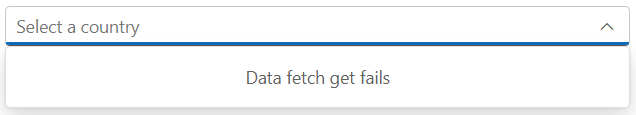 Action failure template