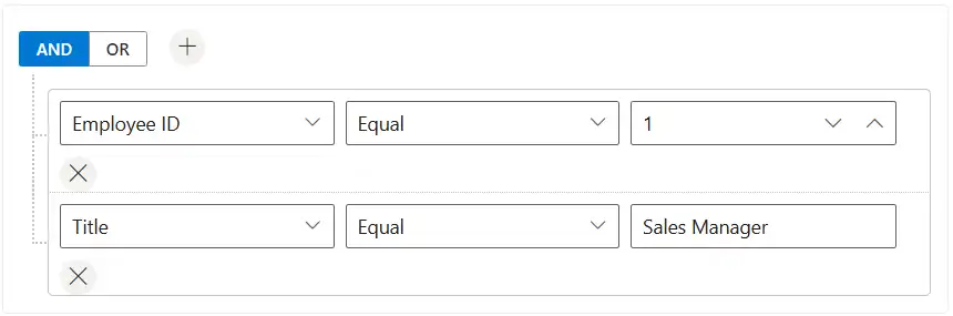 ASP.NET Core Query Builder with Rule