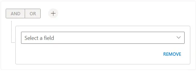 ASP.NET Core Query Builder Control