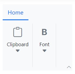 ASP.NET Core Ribbon Control with group icon