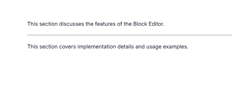 Divider Block