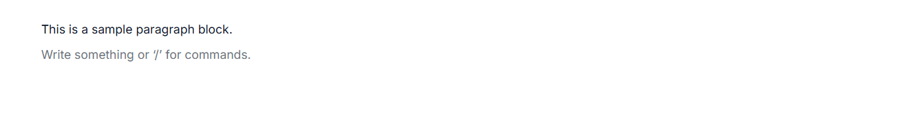 Block placeholder