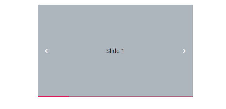 Carousel indicators type progress