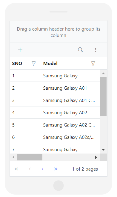 Rendering an adaptive layout for smaller screens