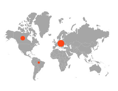 Maps with Different Marker Size for Individual Markers