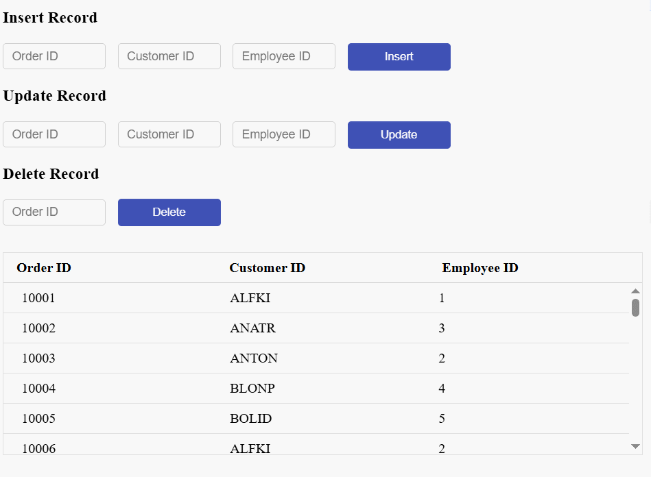 Handling server errors