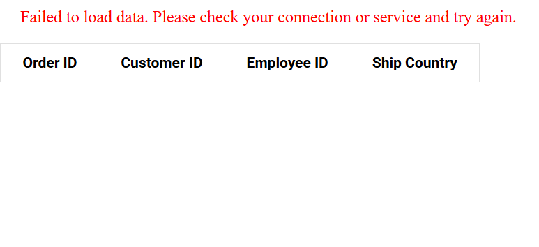 Error Handling