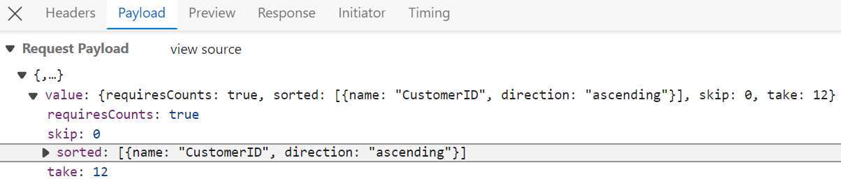 Single column sorting