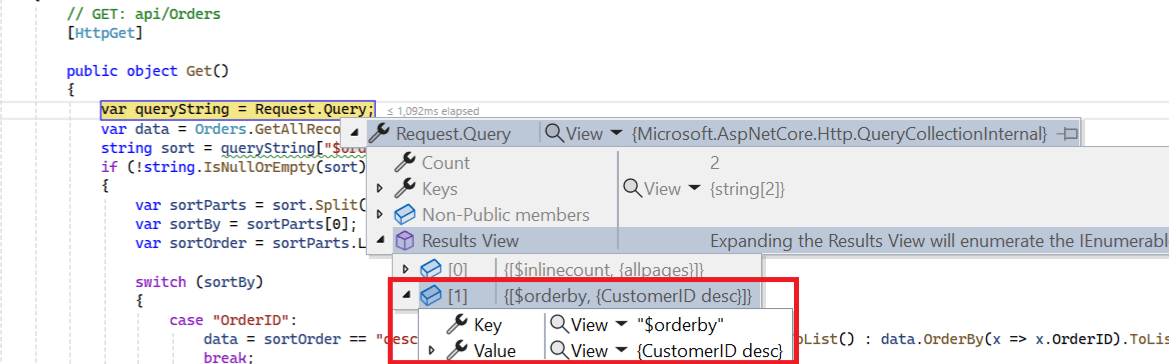 Sorting Descending query