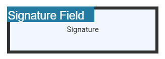 Signature Field Settings