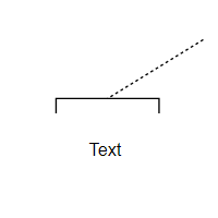 BPMN text annotation direction top