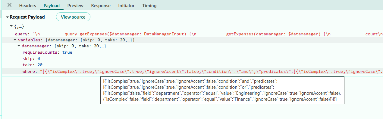 GraphQLAdaptor-apollo-Filtering