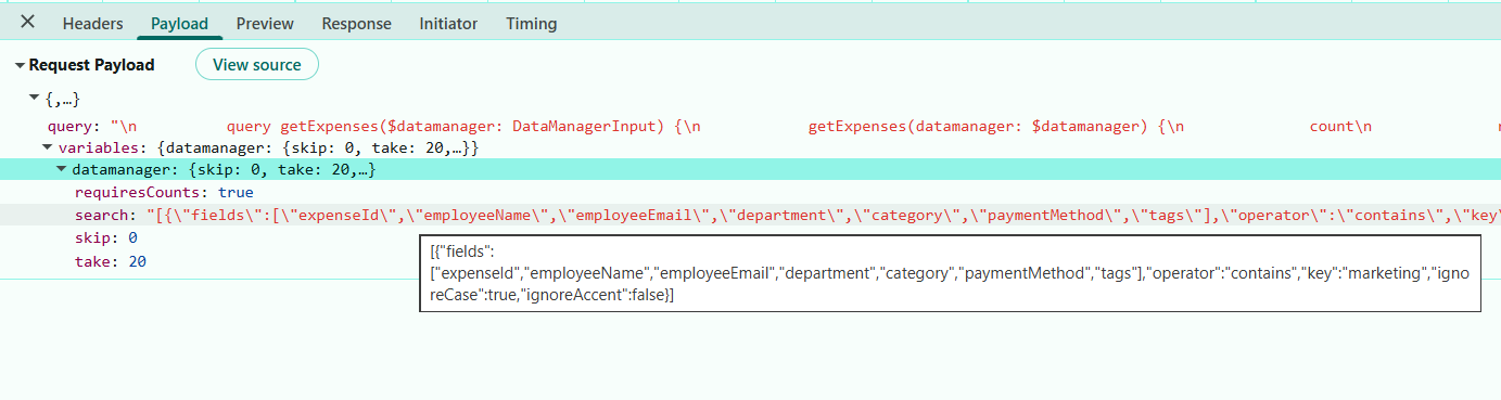 GraphQLAdaptor-Apollo-Searching