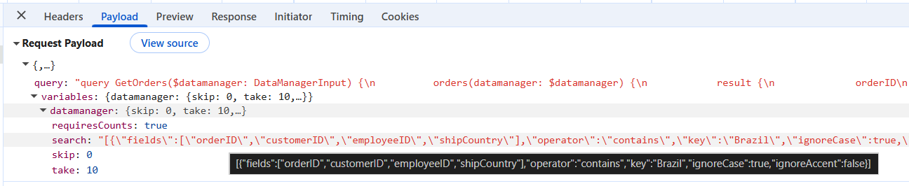 GraphQL-HotChocolate-Searching