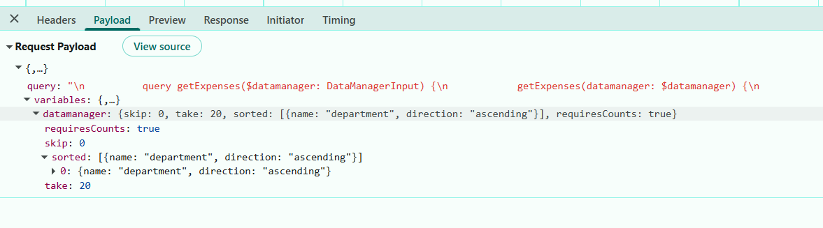 GraphQLAdaptor-NodeJs-Sorting