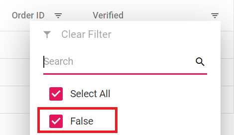 Locale filter false