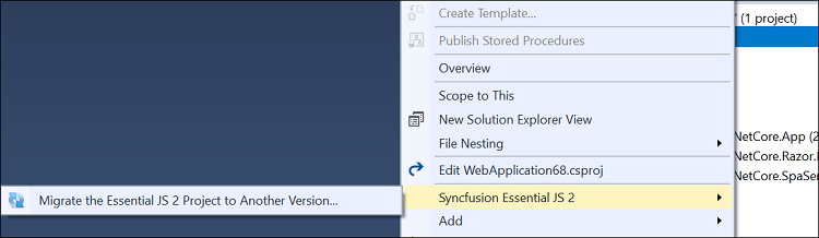 Context menu