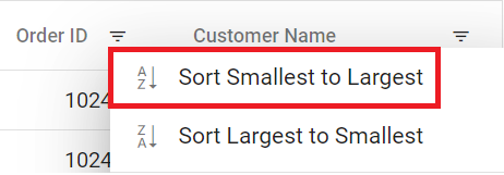 Locale sort smallest to largest